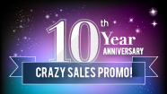 10th Year Anniversary Sales